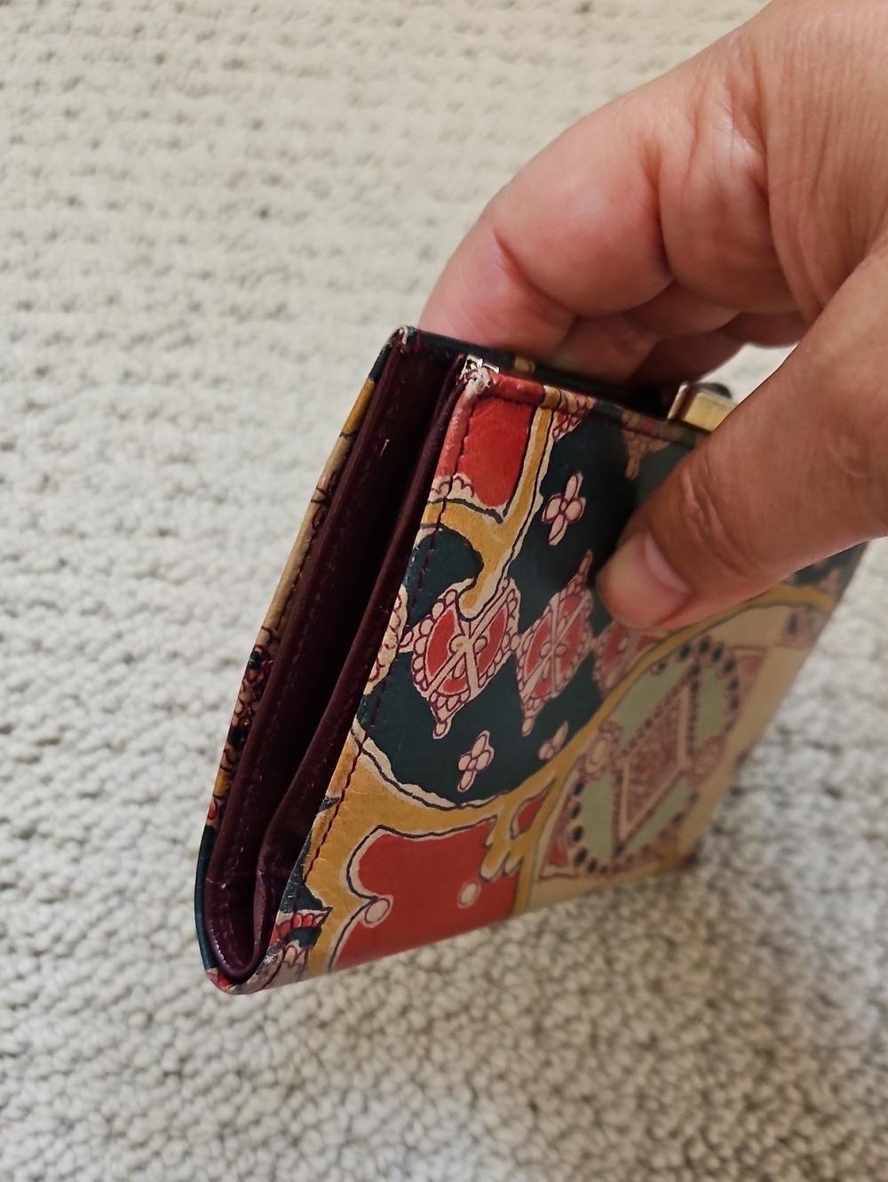 Vintage Lisette Leather Wallet - Picture 5 of 9